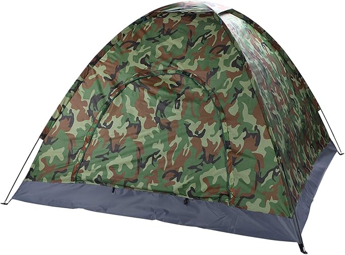 3 to 4 People Dome Camping Tent Camouflage