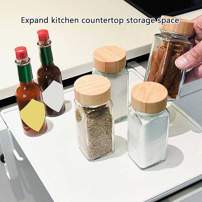 Wall Mounted Foldable Shelf Extra Counter Space Practical Kitchen Organizers Rack for Small Storage Space Efficient Hanging Board