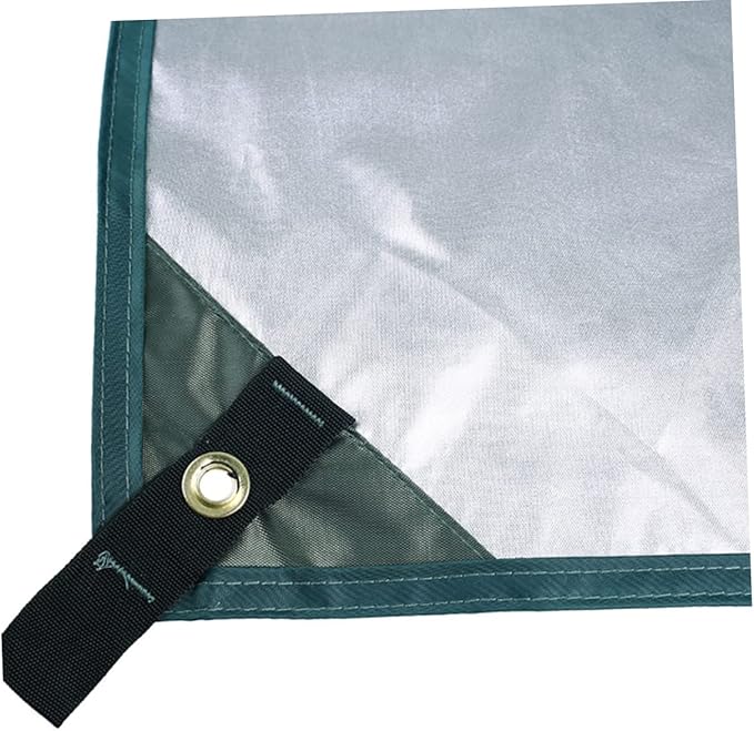 POPETPOP 1Set Large Outdoor Canopy Tarp Groundsheet Mat for Camping Beach Shade Sun Awning Rain Shelter Green Versatile Lightweight for Outdoor Activities