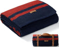 100% Wool Blanket 62 x 86 Warm Thick Washable Military Wool Blanket Great for Camping Outdoors Sporting Events Survival Kits