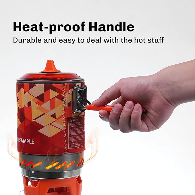Fire-Maple Fixed Star X2 Backpacking and Camping Stove System Outdoor Propane Camp Cooking Gear Portable Pot Jet Burner Set Ideal for Hiking Trekking Fishing Hunting Trips and Emergency Use