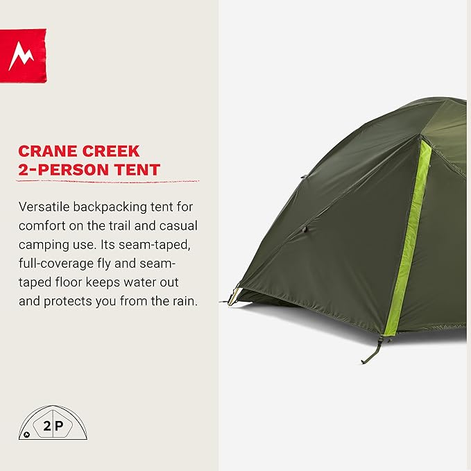 MARMOT Crane Creek 2P/3P Camping and Backpacking Tents &amp Footprints