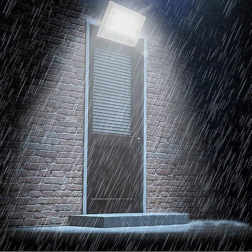 2 Pack 100W LED Flood Lights Outdoor10000LM Super Bright Work Light6000k Daylight White Floodlights with PlugIP66 Waterproof Exterior Security Lights for PlaygroundGarageYardBackyard