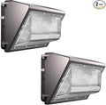Lightdot 2Pack 200W LED Wall Pack Lights 100-277v Dusk to Dawn Photocell | 30000Lm(150Lm/W) 5000K IP65 Outdoor Flood Lighting for YardWarehouseFactoryBuildingGarage ETL(Height:15~30ft)