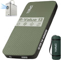 UPWELL Self Inflating Sleeping Pad 4.5 Thickness Camping Mattress with Solid Foam Single Sleeping Mat Portable Fast Inflation for Outdoor Mat Portable Roll Upwith air Pump