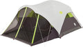 Coleman Steel Creek 6-Person Tent with Screened Porch &amp Integrated Rainfly Weatherproof Tent with Screen Room Sets Up in Minutes Fits Queen-Size Airbed