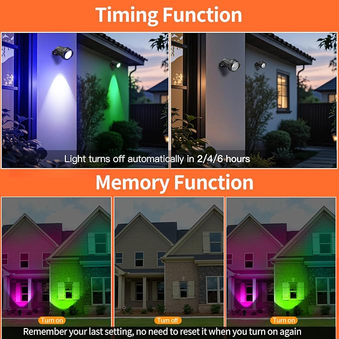 Low Voltage Landscape Lights Outdoor (12 Pack RGBW)