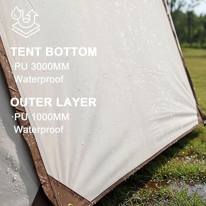 Tents for Camping 4 Person Tents Waterproof Easy Setup Double Layer Family Camping Tent