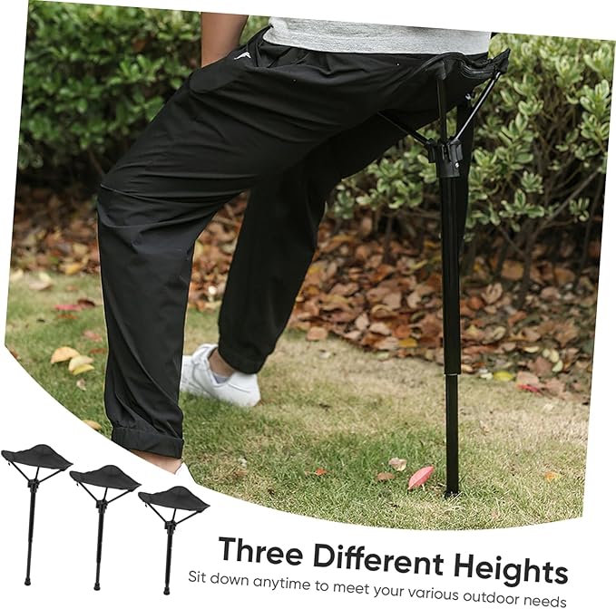 VANZACK Lightweight Compact Portable Folding Stool Chair for Camping Gear Must Haves