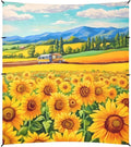 Sunflower Flower FloralCamping Sun Shelters 9.2 x 10.5 FT Beach Canopy Tent Sun Shade with Carrying Bag for Camping Trips Fishing Backyard Fun or Picnics 21341236