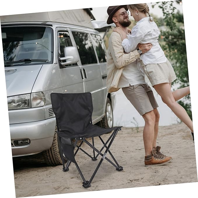 Foldable Chair for Fishing Compact Camping Chair Sturdy Material for Outdoor Camping and Leisure