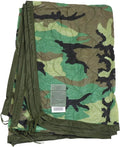 Authentic US Military Poncho Liner Blanket Woobie Woodland M81 Camouflage Military Issue USGI