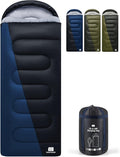 XXL Winter Sleeping Bags for Adults Cold WeatherCamping Sleeping Bag for Kids with Compression Sack4 Season Camping Essentials Gear for HikingTravelingOutdoorBackpackingClimbing