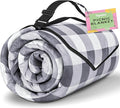TigeJoy Extra Large Picnic Blanket Waterproof Foldable 80''x80'' Outdoor Picnic Mat Beach Blanket Sandproof for Park Grass Travel Hiking Camping Essentials Gingham Picnic Blanket