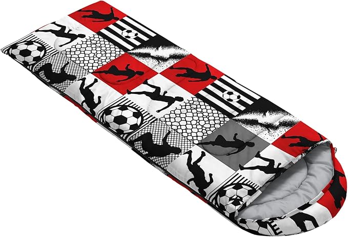AILONEN Cartoon Camping Sleeping Bag for Boys Girls AdultsLightweight &amp Waterproof3 Season Warm &amp Cold WeatherPortablePrinted Sleeping BagTravelingCampingHiking