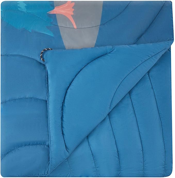 Camping Blanket 75 x 52 Wearable Warm Stadium Blanket Outdoor Printed