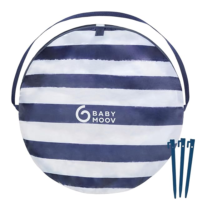 Babymoov Baby Anti UV Tent Sun Protection UPF 50+ Pop Up Play Tent and Sun Shade Marine (Summer 2025 Edition)