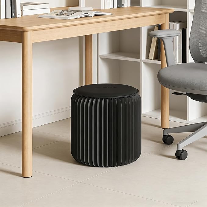 Genérico Folding Paper Stool Waterproof and Modern Folding Seat – Small Paper Stool with Seat Cushion | for Indoor Outdoor Camping Bedroom Garden Patio Terrace and Balcony