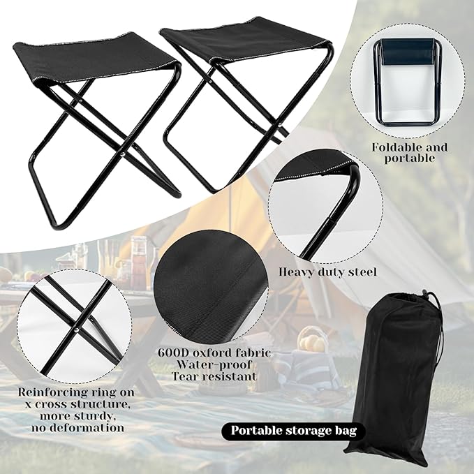 Folding Camping Table with Chairs Lightweight Picnic Table and 2 Chairs for Beach Hiking Travel Fishing BBQOutdoor Sturdy Table and Chairs Set with Storage Bags
