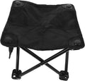 Veemoon Outdoor Folding Stool Portable Fishing Chair Side Pocket Lightweight Camping Stool for Hiking Travel and Picnics Ergonomic Design for Comfort and Stability