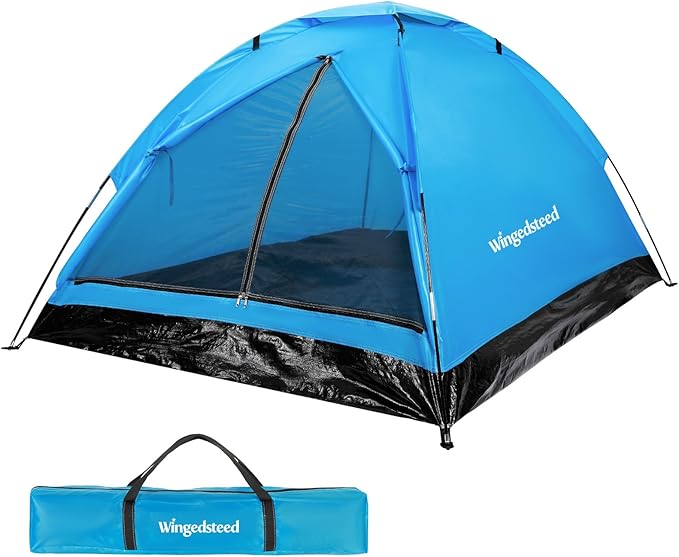 1-2 one Person Two Persons Small Camping Tents for Hiking with rainfly Esay Set up Dome Tent with Carrying BagBasic Portable Camping Small Tents for Backpacking