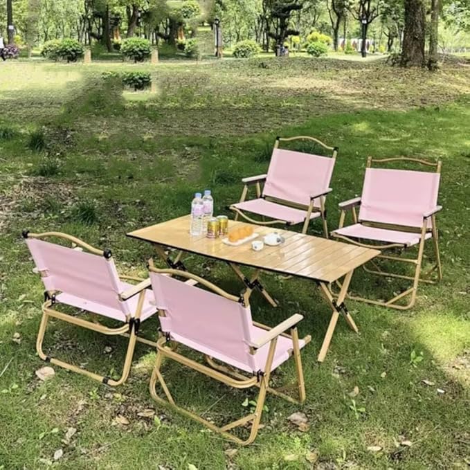 Portable Folding Camping Chair - Ultra - Light with 300 - LB Capacity(Large4 Pieces)