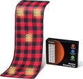 tuphen Heated Sleeping Bag Pad - 3 Adjustable Temperature Levels with 5 Heating Zones Multi USB Power Supported Electric Sleeping Bag Liner Heater for Cold Weather Camping Backpacking or Hiking