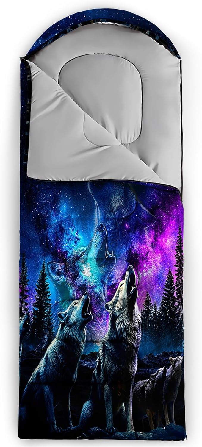 Print sleeping bagsleeping bagsOutdoor Camping Sleeping BagSuitable For Children Boys And Girls PortableWaterproofCompact And LightweightGreat For Outdoor CampingBackpacking And Hiking