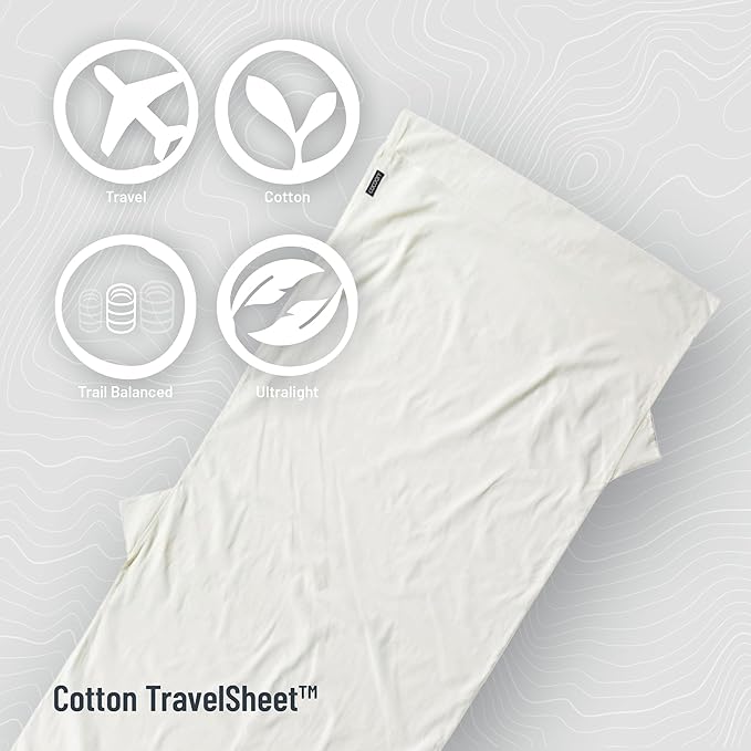 COCOON - Premium - TravelSheet - - Cotton - Monk's Red - Regular
