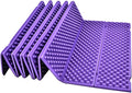 Sleeping Pad for Camping Folding Outdoor Foam Camping Mat Beach Tent Picnic Yoga Mats Sleeping Pad Mattress (Purple)