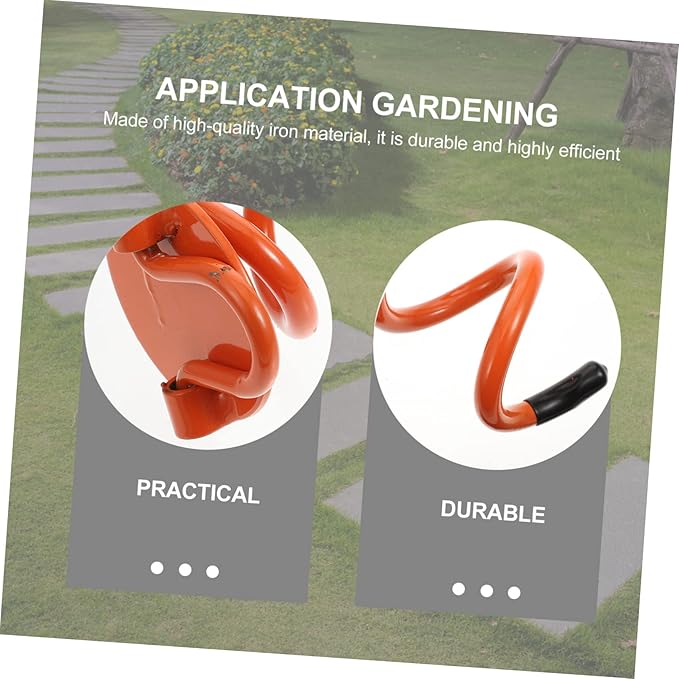 KICHOUSE 1Pc Heavy Duty Spiral Ground Stake Durable Tent Fastening Nail for Trampolines Outdoor Use and Landscape Edging for Strong Wind Resistance