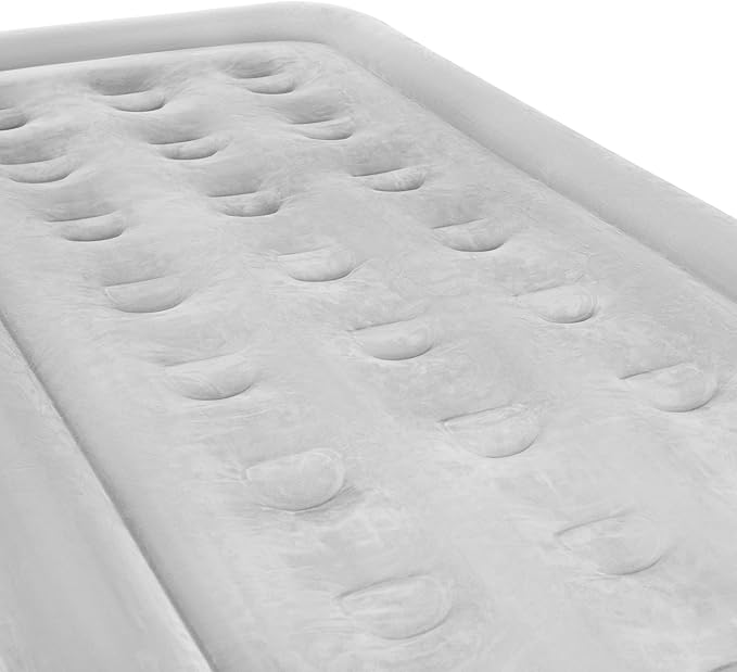 SoundAsleep Products Dream Series Luxury Air Mattress ComfortCoil Technology Built-in High Capacity Pump for Home Camping- Double Height Adjustable Inflatable Blow Up Portable (Twin XL Size)