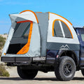 Pickup Truck Tent Waterproof PU2000mm for Camping 5.5-6 Ft Bed2-Person Sleeping with Double Layer Design Windows Portable Overland Tent Expandable Triangle Sunshade Awning