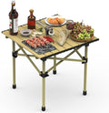 Camping Table Foldable Table Portable Camp Table for OutdoorFolding Camping Table with Carry Bag Lightweight Upgraded Carbon Steel Picnic Table Table for Outdoor Camping 20.87L x 19.7W x 19.5H
