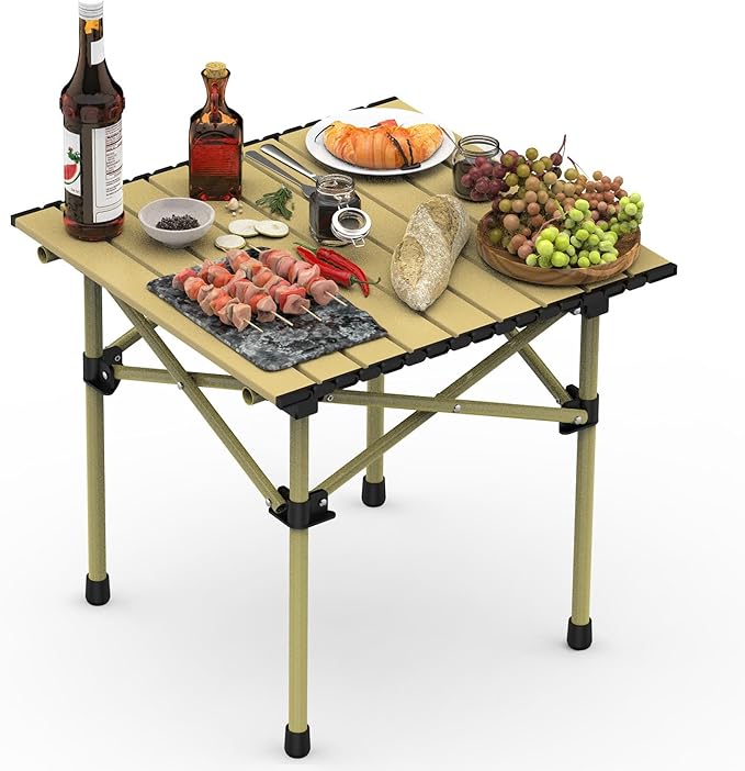 20 Portable Foldable Table Camping Table Plastic Picnic Table Folding Grill Table Camping Table Grill Table Outdoor Grill Table Grill Tables for Outside Grilling Table for Outdoor Grill