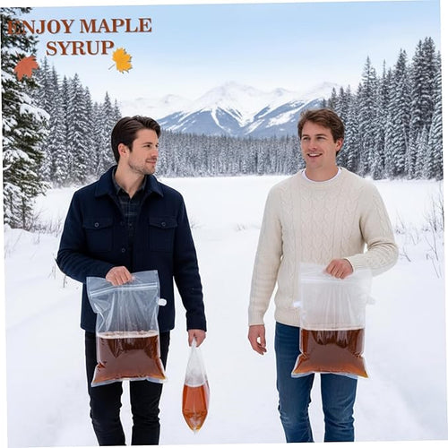 15Pcs/Set Maple Syrup Tapping Kit Complete Leakproof Tree Tapping Kit Maple Syrup Taps with Bags Tubing &amp Brush for Family &amp Kids for Home