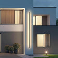 Modern Outdoor Lights Fixture92.5inch Exterior Porch Lights Fixture Wall Mount3000K Rectangular Black Linear Long LED Outdoor Entrance Wall Sconce Lighting for GarageFront Door