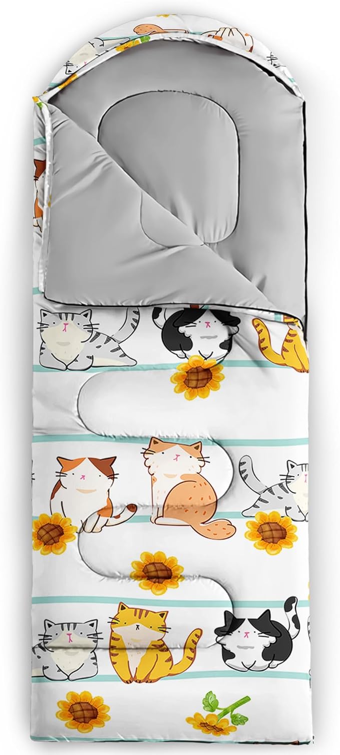BailiPromise Camping Sleeping BagsMermaid Horse Butterfly Starry Sky 3 Season Warm &amp Cool WeatherLightweightWaterproof Sleeping Bags for Adults &amp KidsTravelingand OutdoorsCamping Gear Eq
