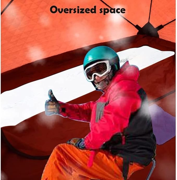 Winter Ice Fishing Tents Camping Tent Shelter Outdoor Warm Tents for Winter Fishing 3-4 Person Winter Fishing Tents