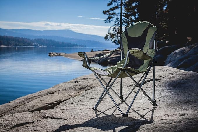 Picnic TIME NCAA Arkansas Razorbacks Reclining Camp Chair - Beach Chair for Adults - Sports Chair with Carry Bag