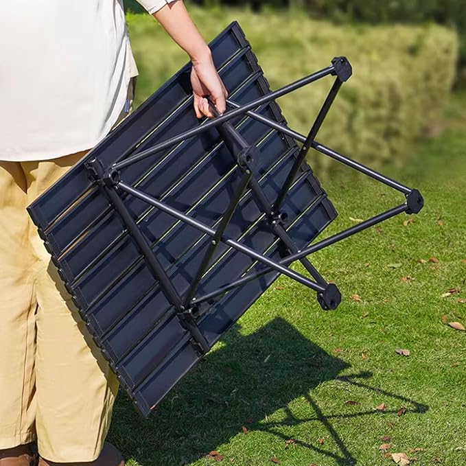 Portable Carbon Steel Camping Table Portable Camping Table Outdoor Folding Camping Table High Capacity Camping Table Folding