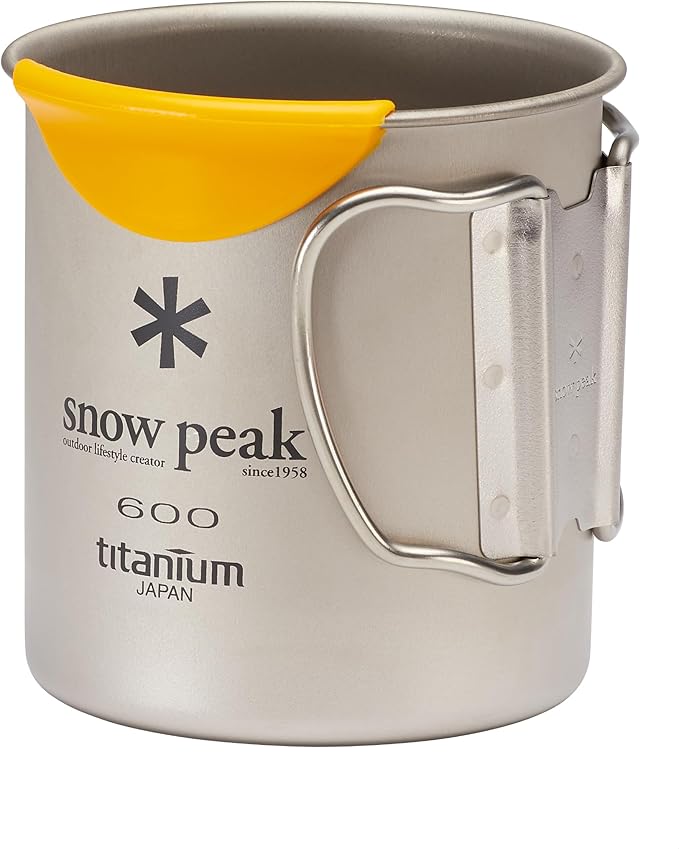 Snow Peak Lightweight Single Wall Titanium Backpacking Camping Mug