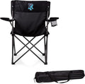 Picnic TIME NCAA PTZ Camp Chair Picnic Chair Beach Chair with Carrying Bag (Black)