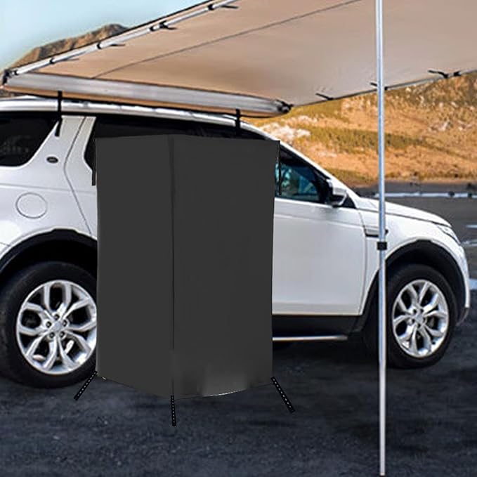 Vehicle Side Shower Tent Dressing Room Portable Privacy Shelter Camping Awning Shower Room for Long Road Trips Camping Travel