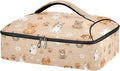 Casserole Carrier Lovely DogInsulated Casserole Carrier for Hot or Cold Food Thermal Lunch Tote for Potluck Parties Picnic Beach Fits 9 x 13 Inches Baking Dish