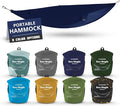 KAMMOK: Roo Single Hammock | Made from Strong &amp 100% Recycled Water Resistant Ripstop Fabric | Comfortable Packable Lightweight (Lifetime Adventure Grade Warranty) Midnight Blue