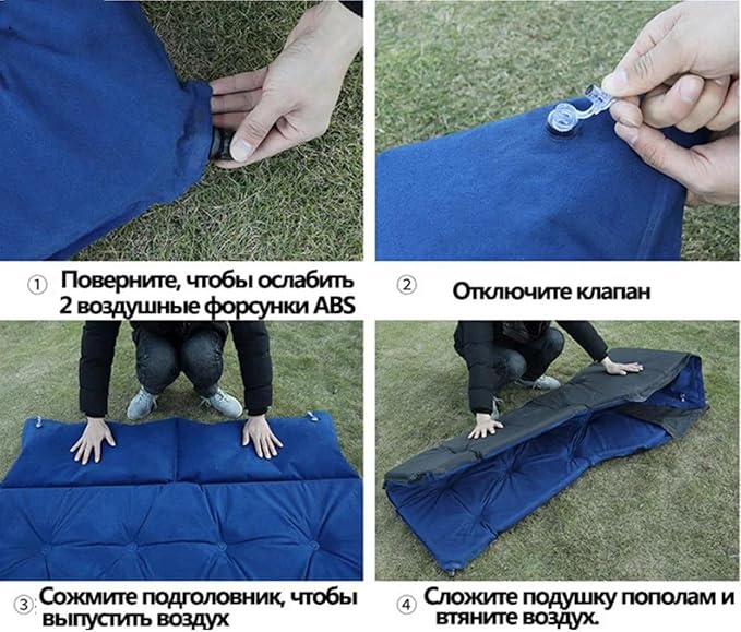Car Inflatable Mattress SUV Mpv Inflatable Bed Automatic Inflatable Car Bed Rear Travel Sleeping Mat Portable Car Sleeping Mat (Red)