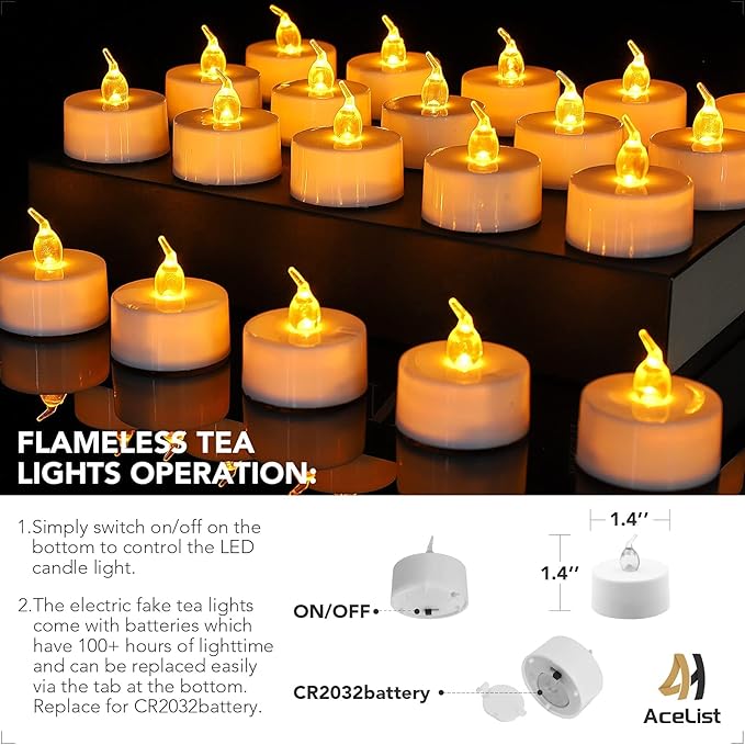 50 PCS Butterfly Luminary Bags &amp 50 PCS Battery Tea Lights White Luminary Bags with Flameless Candles LED Lamp Holiday Gift Flameless LED Tealight for Outdoor Christmas Thanksgiving Decorations