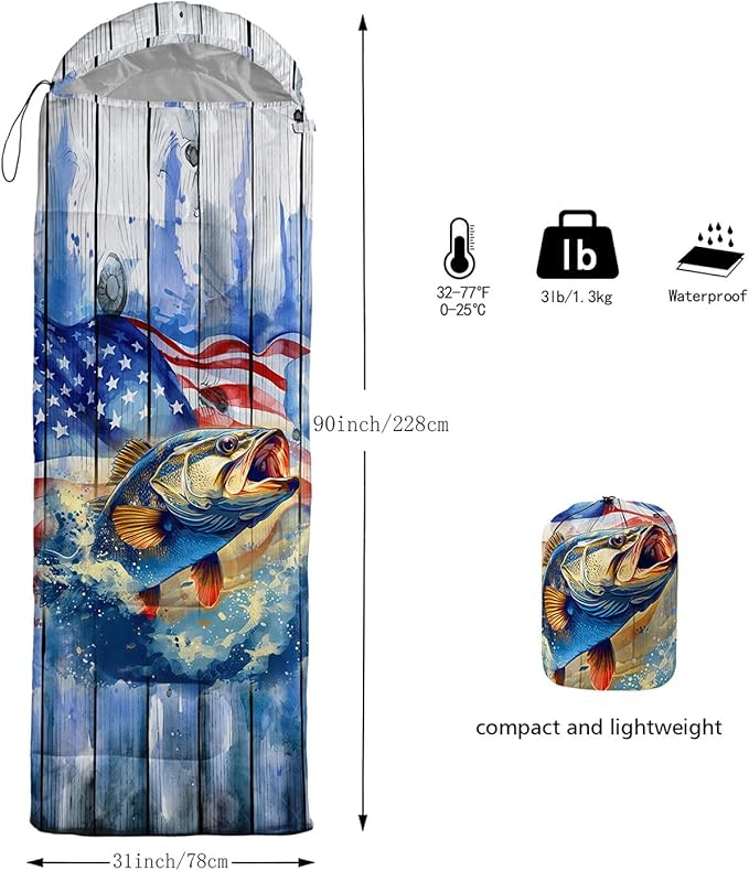 Kids Sleeping Bag for Boys GirlsBasketball Print-Lightweight Warm Portable Outdoor Indoor-Waterproof Cold Weather Resistant Sleeping Bag for Camping Hiking