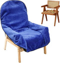 Reversible Cozy Seat Blanket Office Chair Blanket Polyester and Waterproof Oxford Fabric for Patio Camping Universal Fit for 90% Armchair Includes Drawstring(Blue)